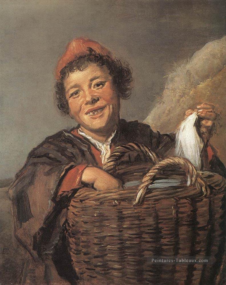 Portrait de Fisher Boy Siècle d’or néerlandais Frans Hals Peintures à l'huile